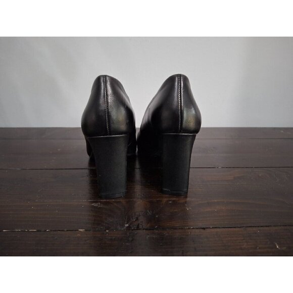 Alfani Step N' Flex Women's Tarah Black Leather Square-Toe Pumps/NWOB, Sz. 8M - Picture 7 of 11